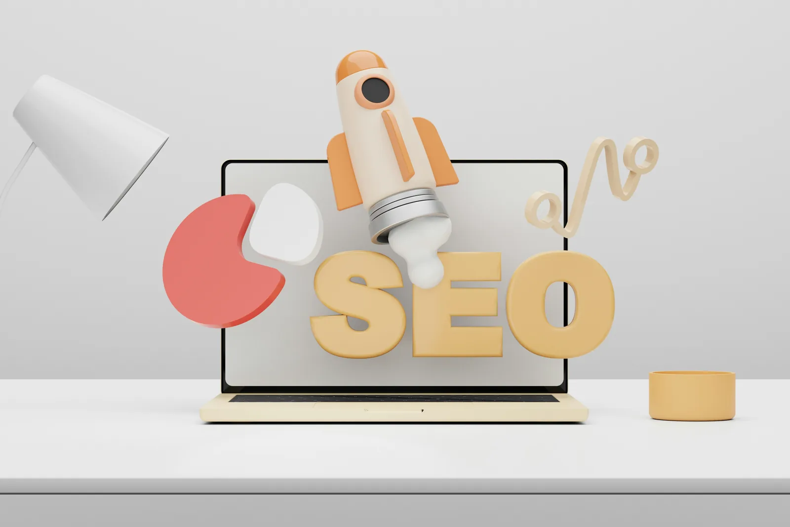 Visual van SEO, zoekresultaten en online zichtbaarheid